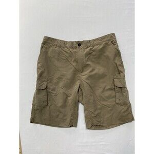 Magellan Fish Gear MagRepel Cargo Fishing Shorts Size XL Khaki Hiking Outdoors